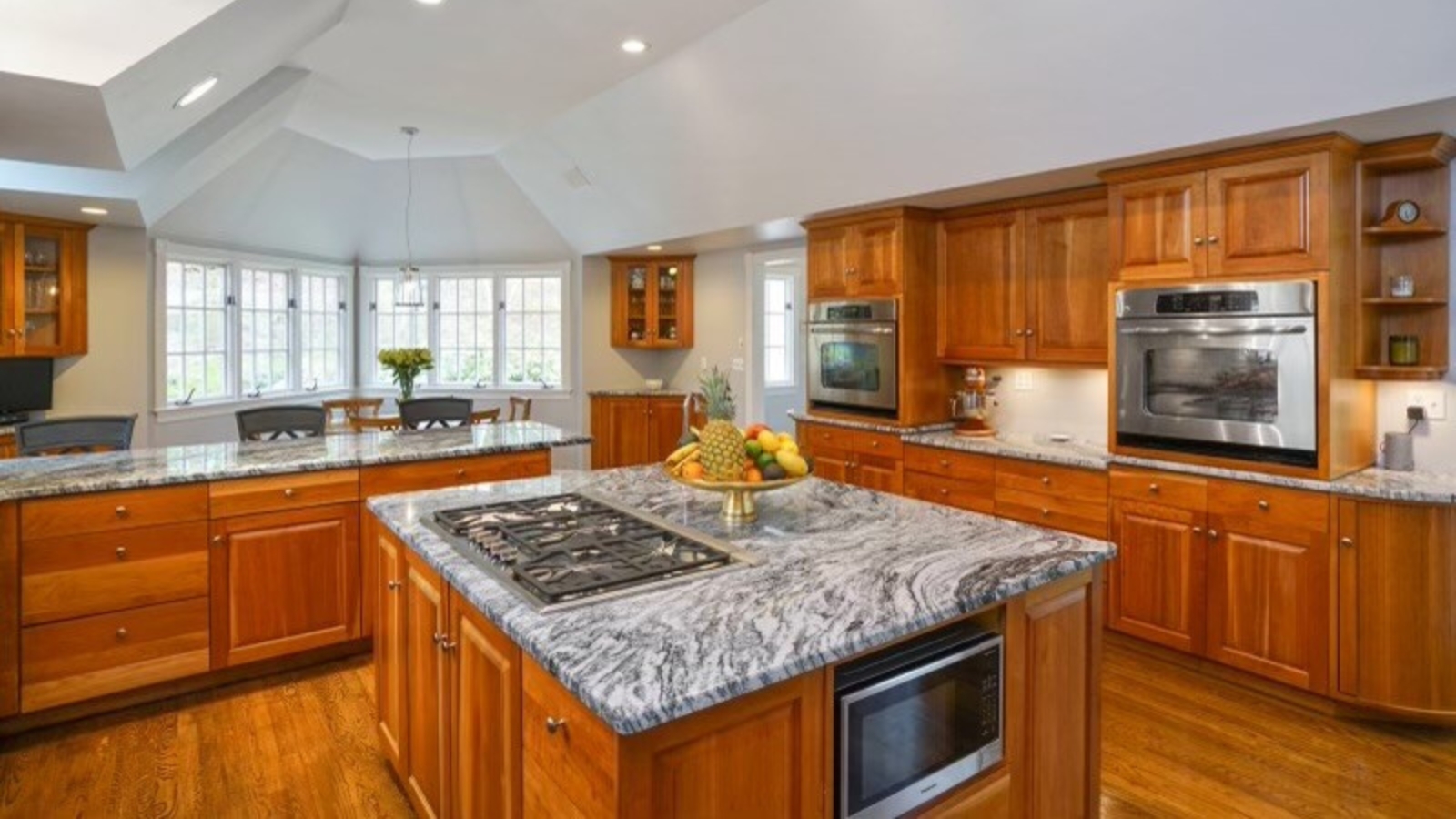 Kitchen Cabinet refinishing Framingham MA Stained and Urethaned